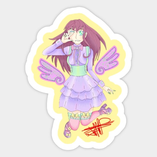 Pastel Lolita Sticker by Kamuicats